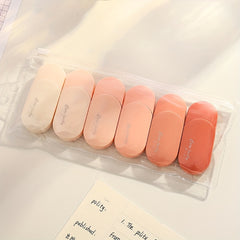 6pcs Gradient Correction Strip Japanese Mori Series Mute Large Capacity Statione