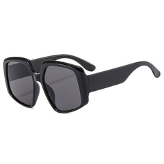 Irregular Square Large Frame Sunglasses Punk Oversized Women Gradient Eyeglasses