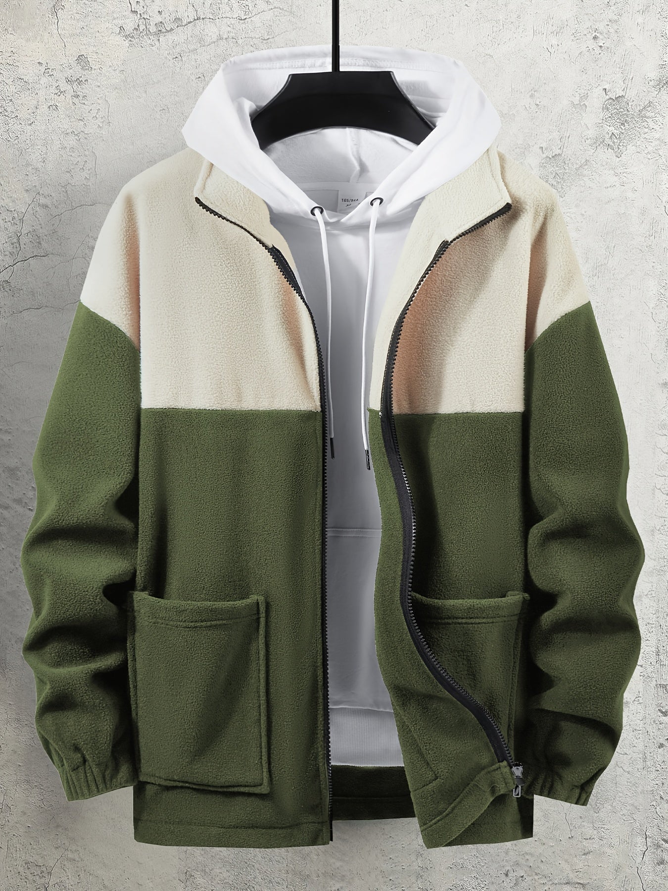Autumn&Winter Fleece Men's Jacket Stand Collar