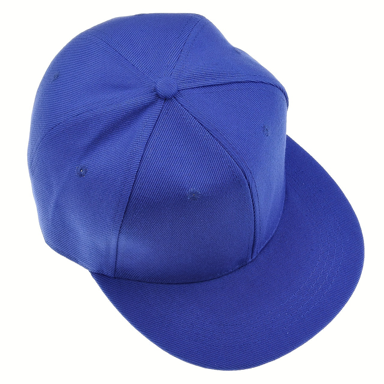 Solid Flat Brim Baseball Cap Hip Hop Peaked Cap