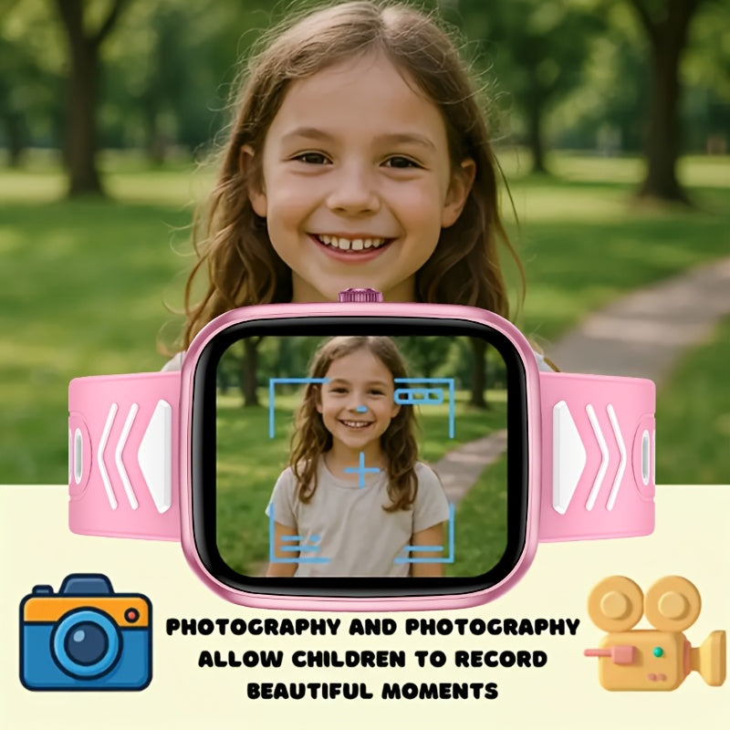Kids Smart Watch with Wireless Calling Music Player LED Flashlight