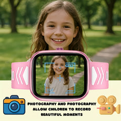 Kids Smart Watch with Wireless Calling Music Player LED Flashlight