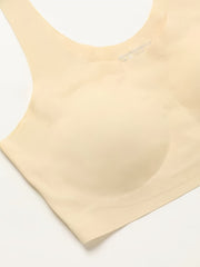 Solid Sport Cami Bra No Underwire Fitness Bra Women's Lingerie