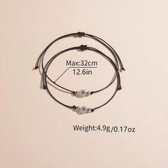 Luminous Star Beads String Bracelet Set for Couples