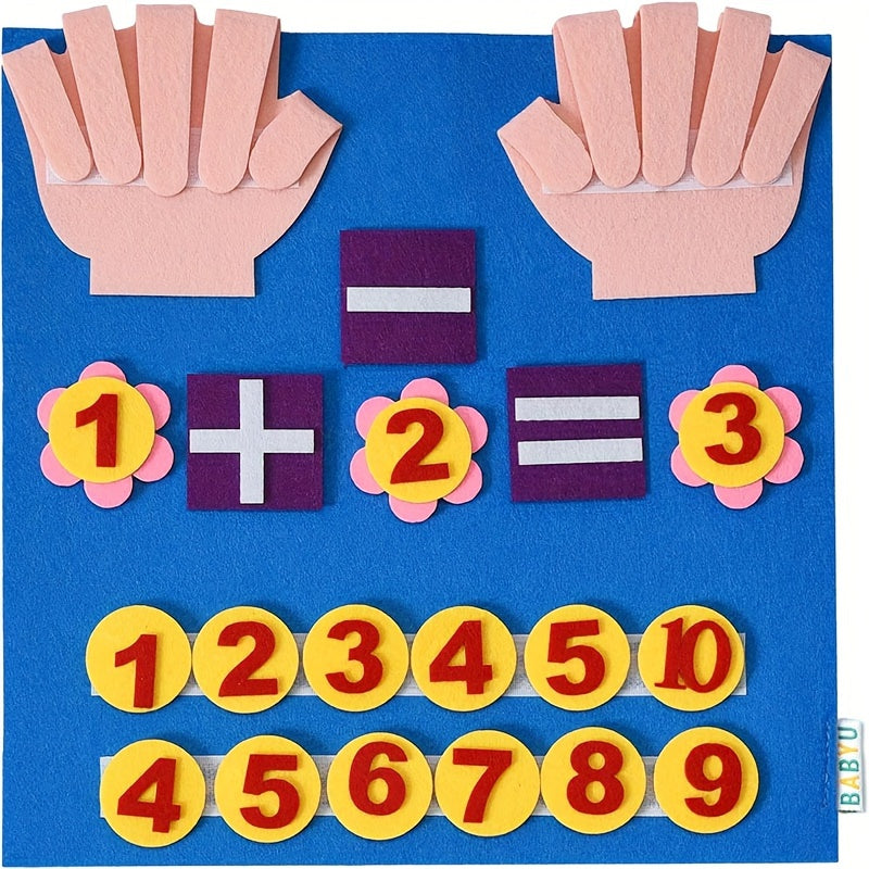 Felt Math Board for Kids Educational Counting & Number Learning Toy