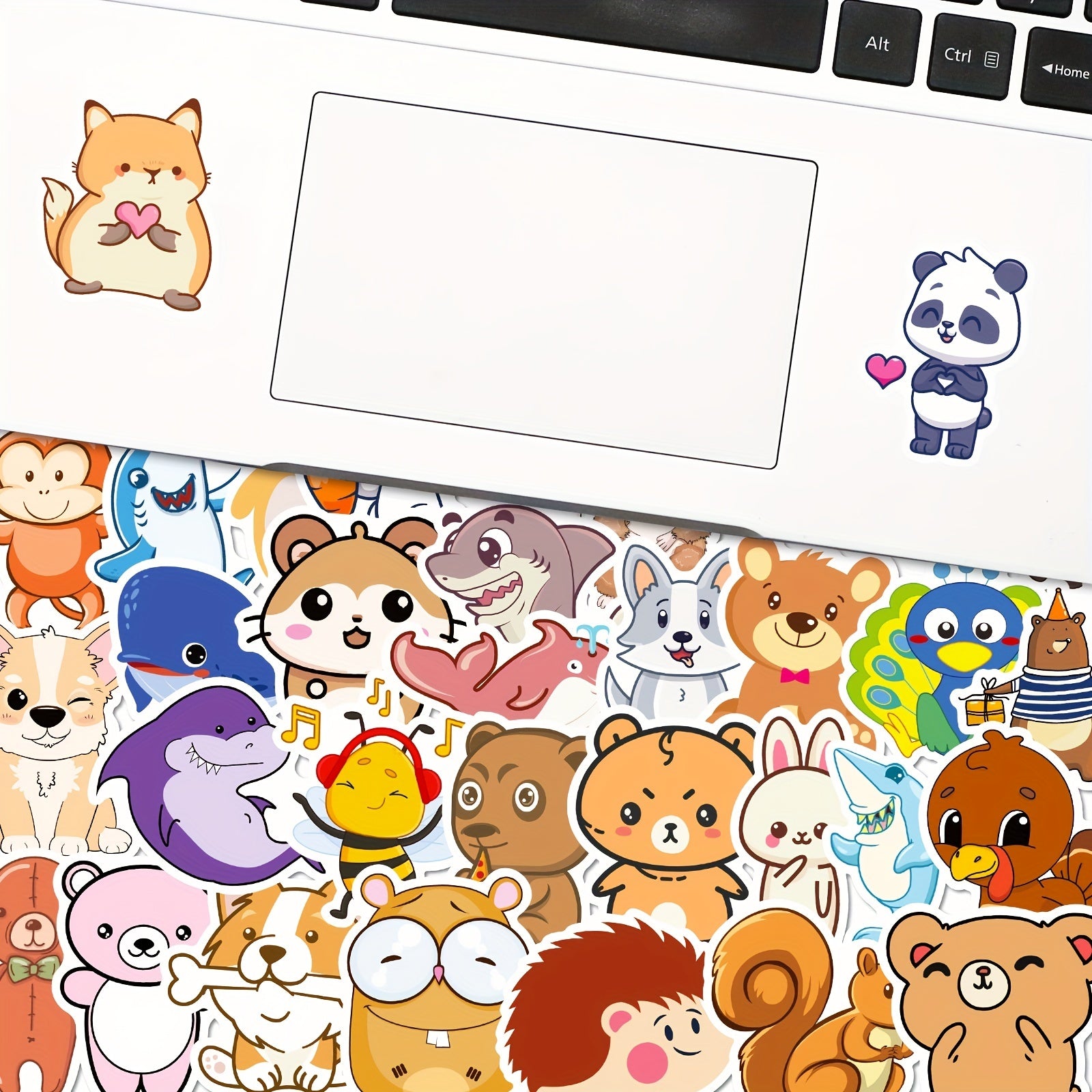100pcs Small Animal Waterproof Stickers for Kids