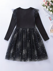Sequins Unicorn Tutu Dress For Girls Tulle Ruffle Comfort Fit