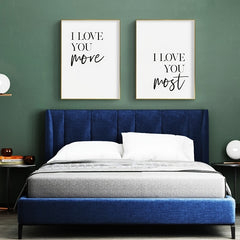 2pcs Modern Bedroom Posters for a Relaxing Space