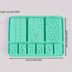 Cake Baking Chocolate Silicone Mold for DIY Candle Filled with Love Fragments