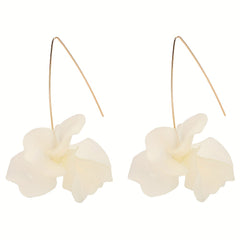 Exaggerated Flower Boho Dangle Earrings Resin Jewelry Female Gift