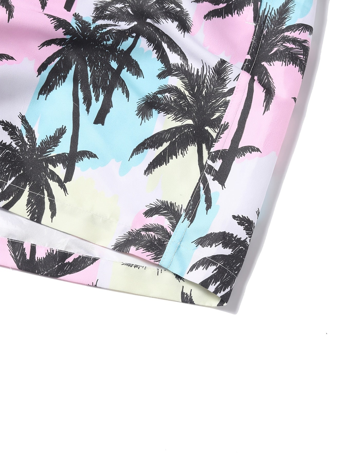 Men's Trees Swim Trunks Beach Pants Drawstring Boardshorts
