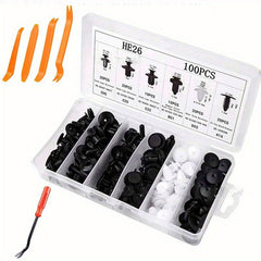 240PCS Bumper Retainer Clips Assortment Kit Fasteners for Car Bumper