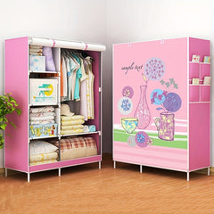 Dustproof Cloth Wardrobe Storage Rack with Zipper