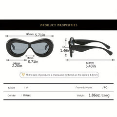 Y2K One Piece Sunglasses UV400