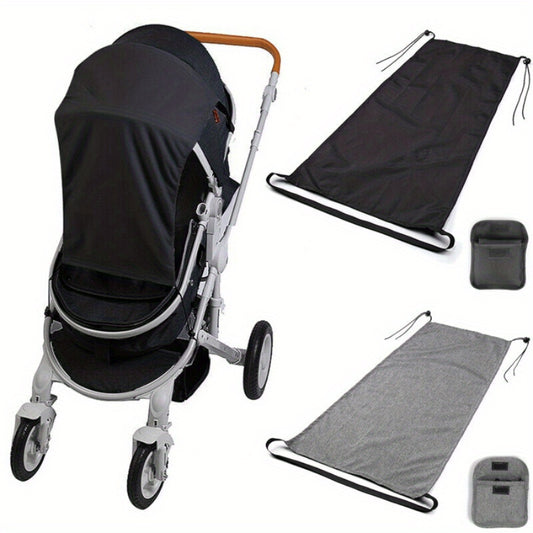 Adjustable Stroller Sunshade Canopy Twill Fabric UV Protection