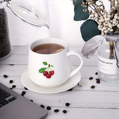 60pcs Cherry Vinyl Stickers Waterproof for Water Bottles Laptop Luggage Cup