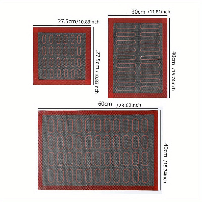 Silicone Baking Mat Set Non Stick Heat Resistant