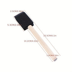 20 Foam Paint Brushes for Painting and Staining