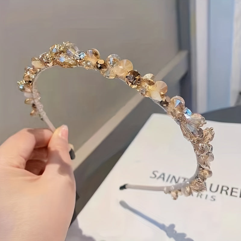 Sparkling Rhinestone Headband for Women Girls Party