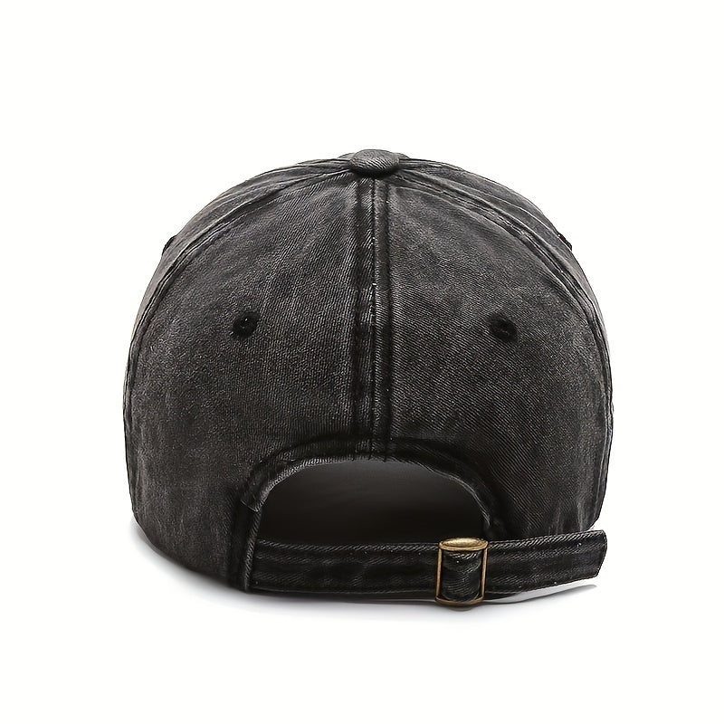 Men's Vintage Baseball Cap Solid Light Plate Cap Outdoor Sun Visor Cap
