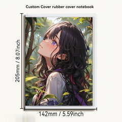 Custom Photo Notebook Soft Cover Journal Celebrity Themed Plain Paper