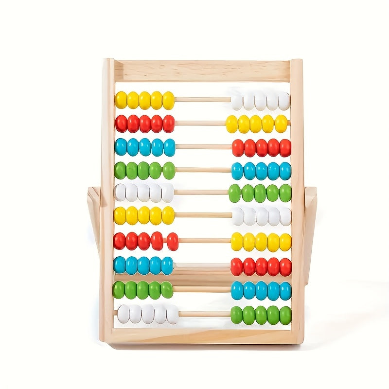 Colorful Wooden Abacus Toy for Kids Early Math Skills
