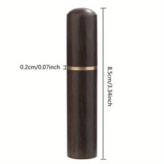 Wood Needle Organizer Sewing Needle Storage Case Ebony Needle Box
