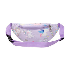 Cartoon Unicorn Dinosaur Kids Waist Bag