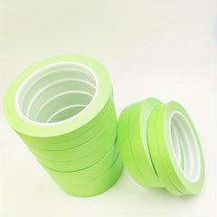 Green Washi Writable Tape 10-50mm 100 Feet Long Masking Paper Plastic Core