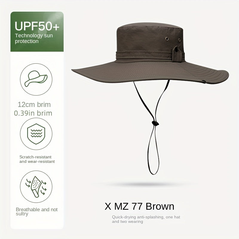 Men's Sun Protection Fishing Hat - Outdoor Activities