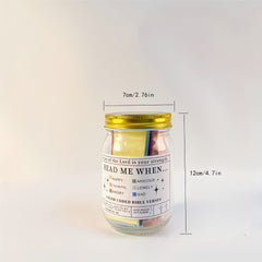 Bible Verses Jar Scripture Cards Prayer Cards Home Decor Christmas Gift
