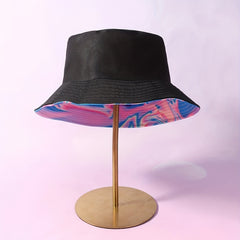 Gradient Tie Dye Sunshade Bucket Hat for Men Women
