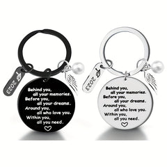 Graduation Keychain Senior Graduation For Her Him Stainless Steel