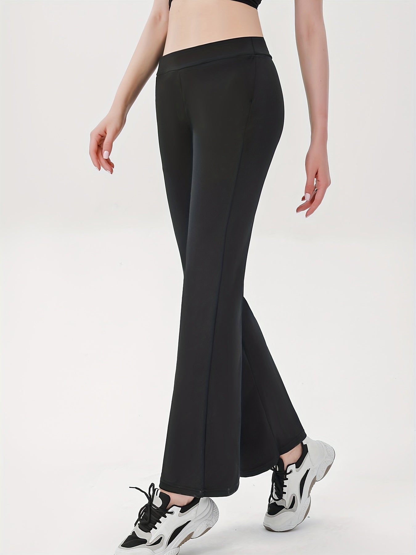 Tummy Control Bootcut Yoga Pants for Women Flattering Wide Leg Activewear