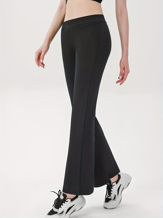 Tummy Control Bootcut Yoga Pants for Women Flattering Wide Leg Activewear