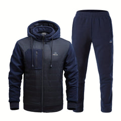 Men's Ultra Warm Outdoor Hooded Jacket & Pants Set