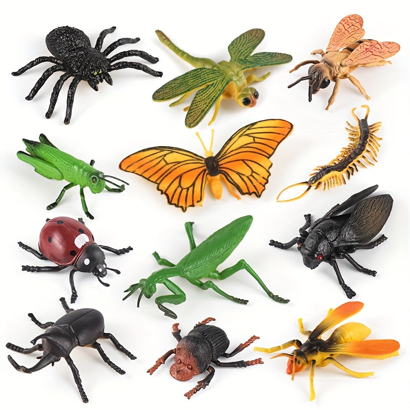 Realistic Insect Toy Models - Prank Toys Spider Butterfly Dragonfly