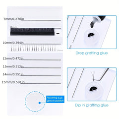 100pcs Eyelash Grafting Glue Cup Tattoo Ink Cap Container Holder