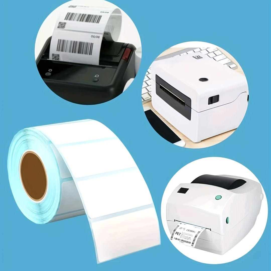 Blank Thermal Paper Labels 50 20 1200 Sheets Single Row Digital Printing Sticker