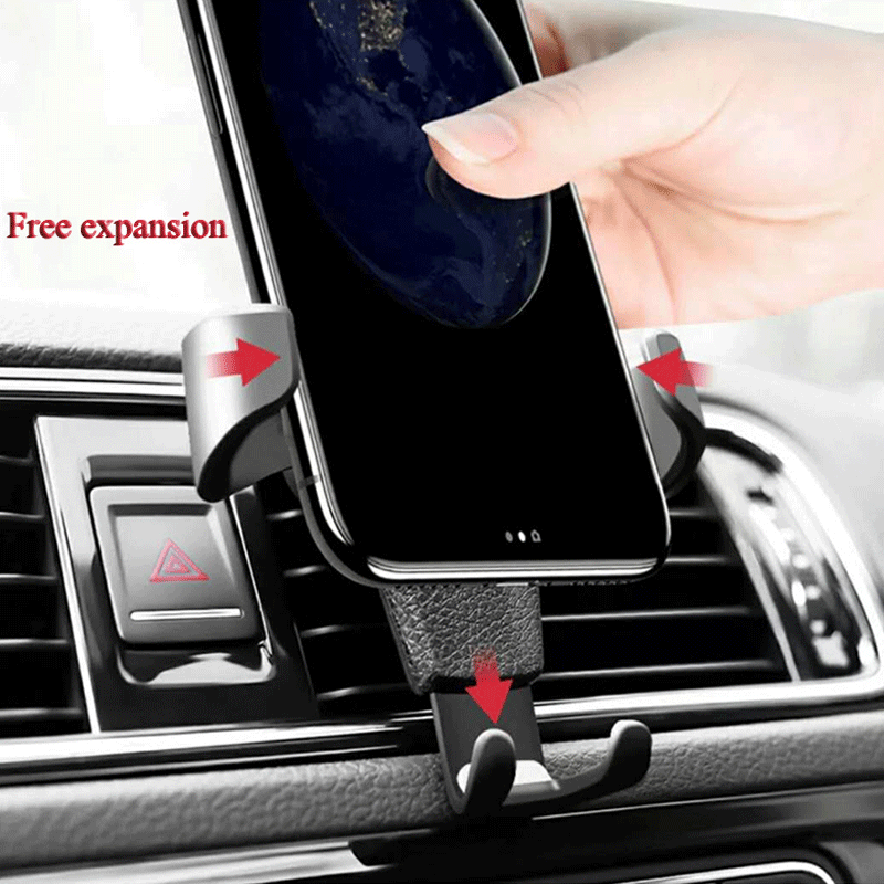 Gravity Auto Phone Holder Car Air Vent Clip Mount Mobile Phone Holder