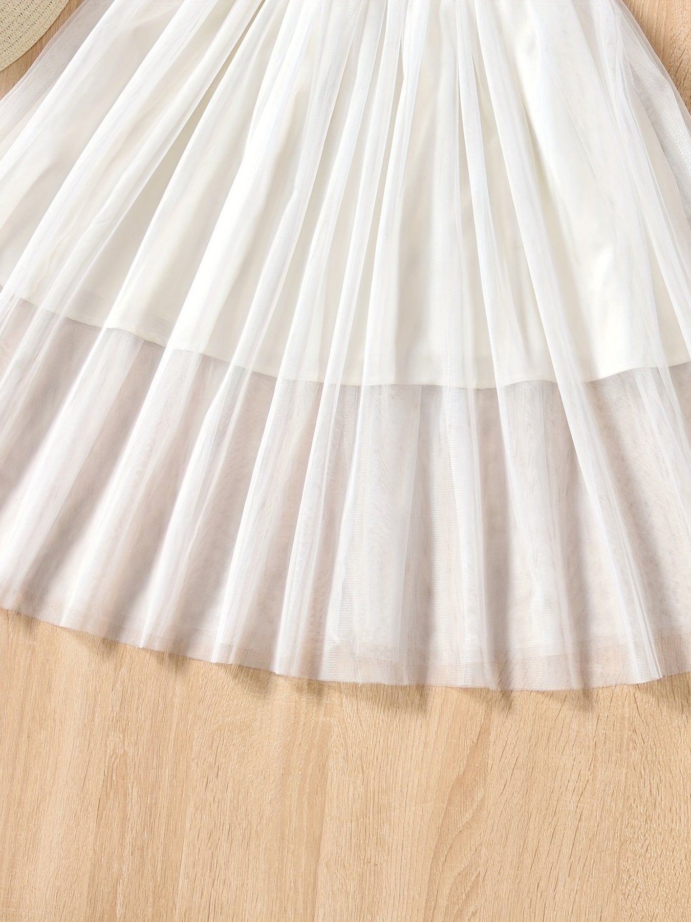 Stylish Family Matching Dress Mesh Tulle Princess Dress For Party