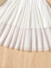 Stylish Family Matching Dress Mesh Tulle Princess Dress For Party