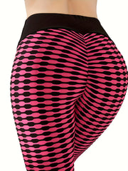  Geometric Print High Rise Leggings