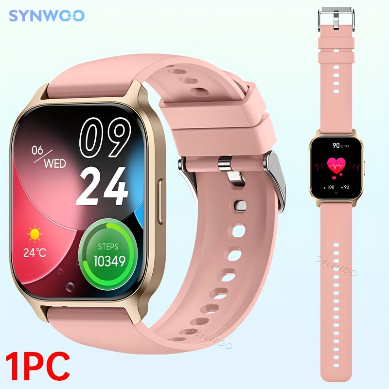 SYNWOO Y3 Smartwatch Full Touch Screen Fitness Tracker Voice Call Capability