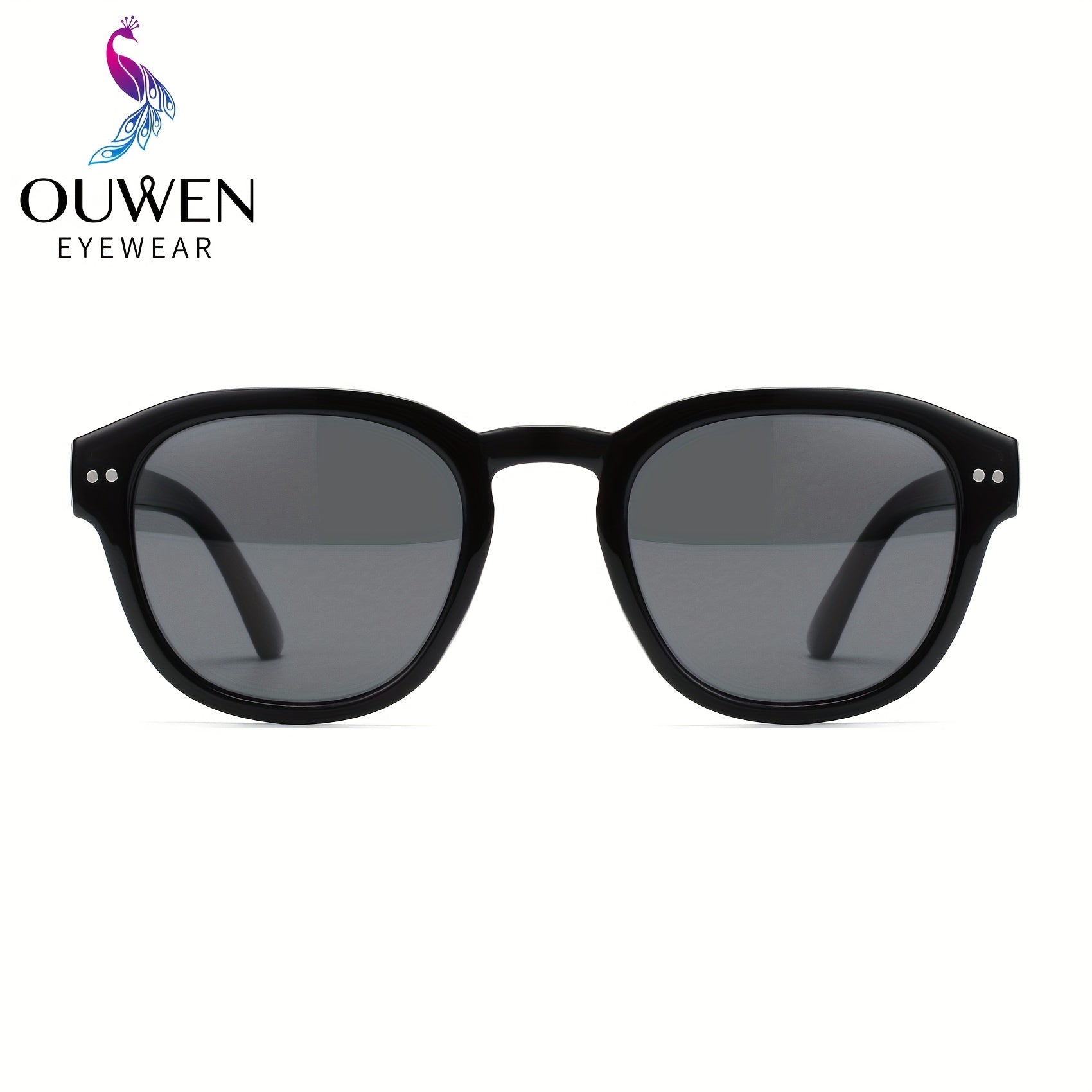 Retro Round Polarized Sunglasses For Men UV400 Protection