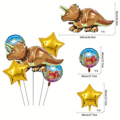 5pcs Dinosaur Set Party Balloons Decoration