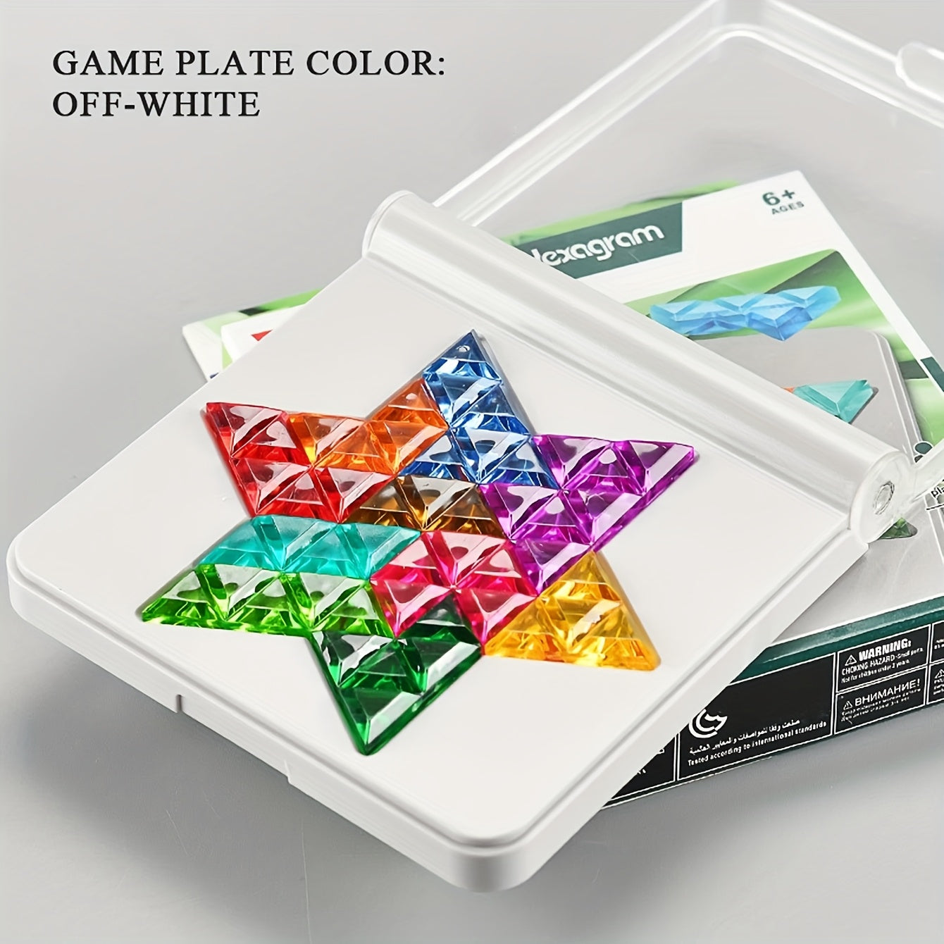 Colorful Heart Puzzle Game ABS Material Family Bonding
