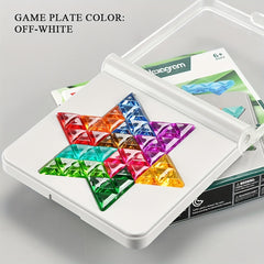Colorful Heart Puzzle Game ABS Material Family Bonding