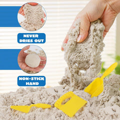 Magic Sand Set for Kids with Brick Mold and Tools