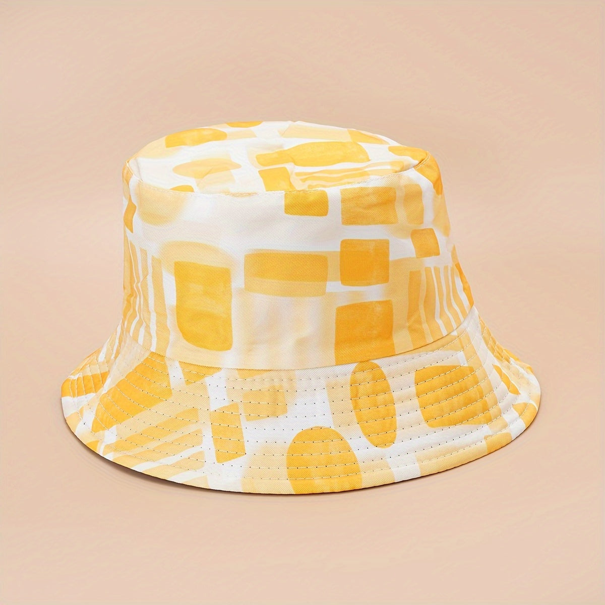 Geometric Print Sun Hat Bucket Hat for Men